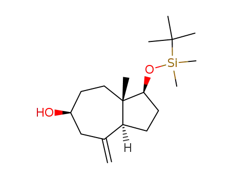 <1SR,3aSR,6SR,8aSR>-1-(t-Butyldimethylsiloxy)-8a-methyl-4-methylen-decahydro-6-azulenol