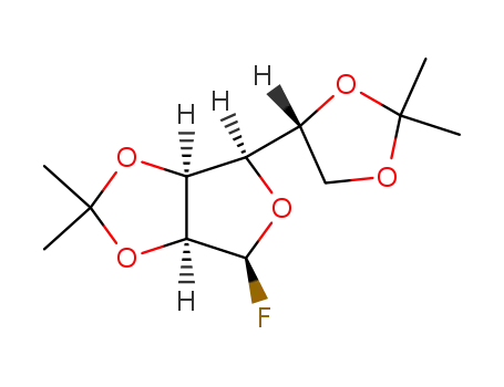 Molecular Structure of 96089-62-2 (2,3:5,6-di-O-isopropylidene-β-D-mannofuranosyl fluoride)