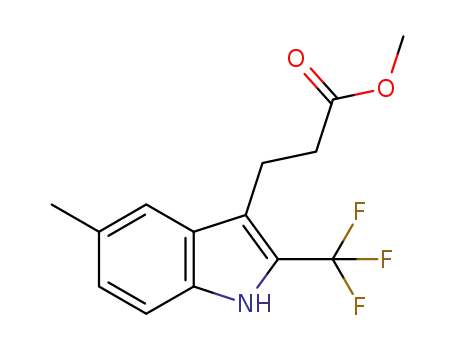 Methyl 3-(5-Methyl-2-(trifluoroMethyl)-1H-indol-3-yl)propanoate