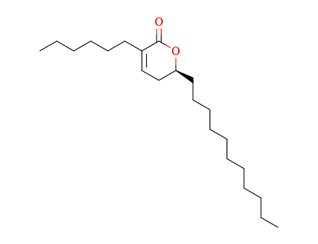 (S)-3-HEXYL-5,6-DIHYDRO-6-UNDECYL-2H-PYRAN-2-ONECAS