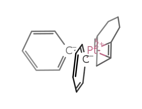 Molecular Structure of 12277-88-2 (Diphenyl(1,5-cyclooctadiene) platinum(II))