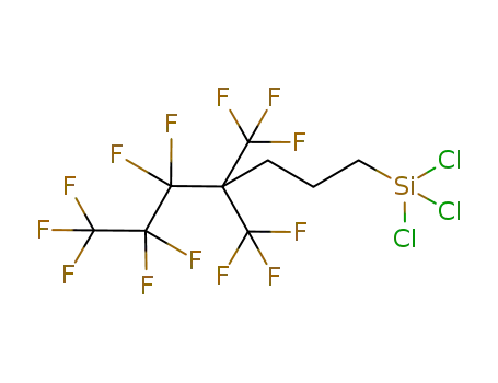 Trichloro[4,4-bis(trifluoromethyl)-5,5,6,6,7,7,7-heptafluoroheptyl]silane