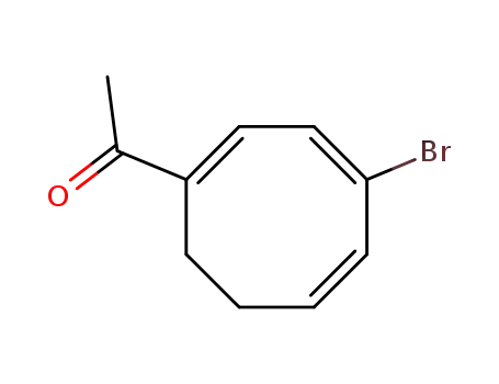 Molecular Structure of 122598-82-7 (1-acetyl-4-bromo-1,3,5-cyclooctatriene)