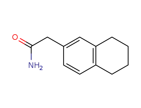 Molecular Structure of 13053-00-4 (2-(5,6,7,8-tetrahydronaphthalen-2-yl)acetamide)