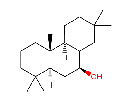 Molecular Structure of 1224-29-9 (13,13-Dimethylpodocarpan-7α-ol)