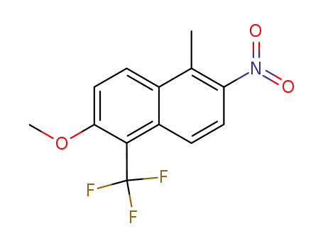2-methoxy-5-methyl-6-nitro-1-(trifluorormethyl)naphthalene
