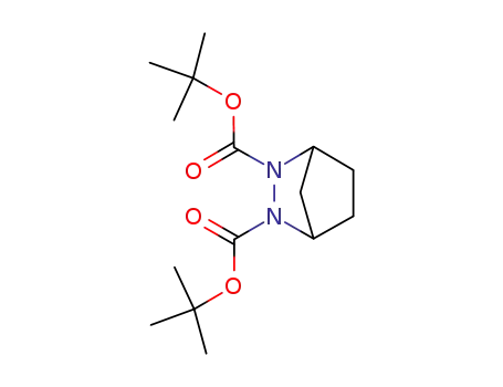 Molecular Structure of 13051-18-8 (di-tert-butyl 2,3-diazabicyclo[2.2.1]heptane-2,3-dicarboxylate)