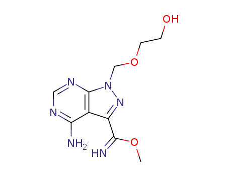 N-{4-amino-1-[(2-hydroxyethoxy)methyl]-1H-pyrazolo[3,4-d]pyrimidin-3-yl}acetamide
