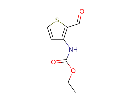 Molecular Structure of 122805-79-2 (ETHOXY-N-(2-FORMYL(3-THIENYL))FORMAMIDE)