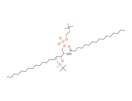 (2S,3R,4E)-2-hexadecanoylamino-1-phosphorylcholine-3-(tert-butyldimethylsilyloxy)-octadecene