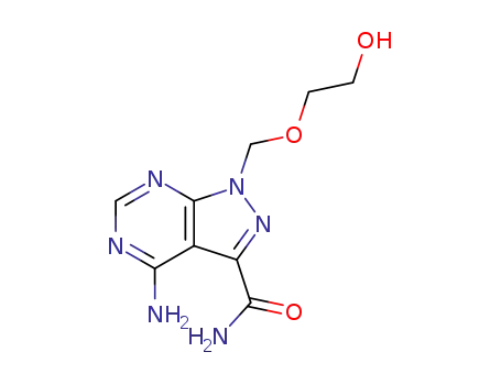 4-amino-1-[(2-hydroxyethoxy)methyl]-1H-pyrazolo[3,4-d]pyrimidine-3-carboxamide