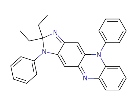 2,2-diethyl-3,10-diphenyl-imidazo[5,4-b]phenazine