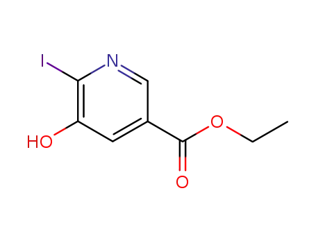 3-피리딘카르복실산, 5-히드록시-6-요오도-, 에틸 에스테르
