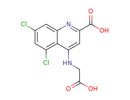 4-((CARBOXYMETHYL)AMINO)-5,7-DICHLOROQUINOLINE-2-CARBOXYLIC ACID