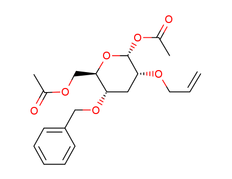 3-DEOXY-4-O-BENZYL-2-O-2-ALLYL-A-D-RIBO-HEXOPYRANOSE DIACETATE