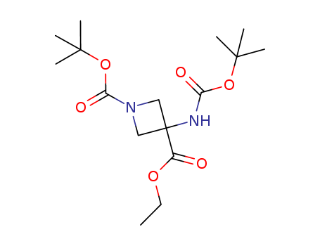 ETHYL 1-BOC-3-(BOC-AMINO)AZETIDINE-3-CARBOXYLATE