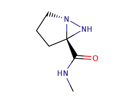 Molecular Structure of 111265-51-1 (1,6-Diazabicyclo[3.1.0]hexane-5-carboxamide,N-methyl-,[1S-(1alpha,5alpha,6alpha)]-(9CI))