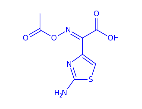 (Z)-2-(2-Aminothiazol-4-yl)-2-acetyloxyiminoacetic acid