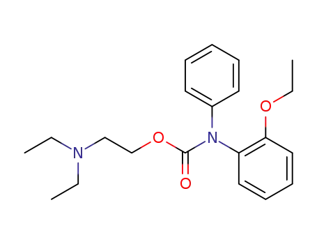 Molecular Structure of 110529-81-2 ((o-Ethoxyphenyl)phenylcarbamic acid 2-(diethylamino)ethyl ester)