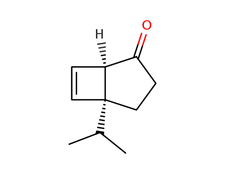 Bicyclo[3.2.0]hept-6-en-2-one, 5-(1-methylethyl)- (9CI)