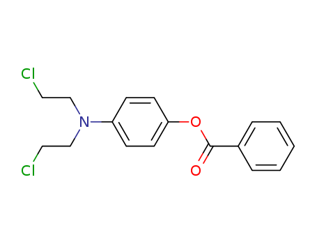 Phenol,4-[bis(2-chloroethyl)amino]-, 1-benzoate