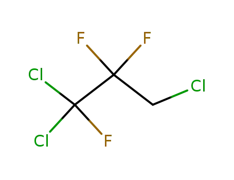 Molecular Structure of 421-99-8 (1,1,3-Trichloro-1,2,2-trifluoropropane)