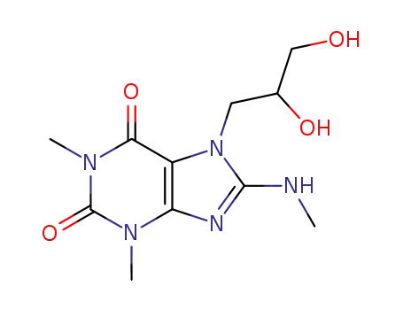 7-(2,3-Dihydroxypropyl)-8-methylaminotheophylline