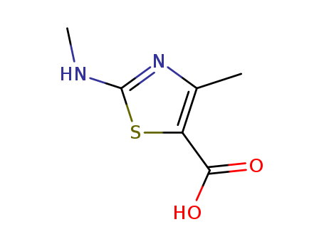 4-methyl-2-(methylamino)-1,3-thiazole-5-carboxylic acid(SALTDATA: 0.49H2O)