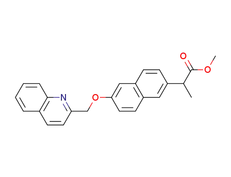 α-methyl-6-(2-quinolinylmethoxy)-2-naphthaleneacetic acid methyl ester