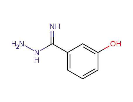 Molecular Structure of 111336-60-8 (Benzenecarboximidic  acid,  3-hydroxy-,  hydrazide)
