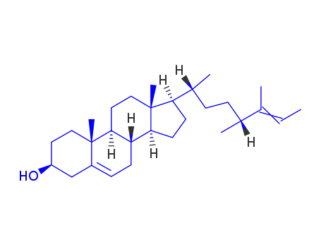 Molecular Structure of 110012-19-6 ((25E)-25-Ethylidene-27-norergost-5-en-3β-ol)