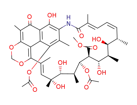 Molecular Structure of 11031-82-6 (21-O-Acetylstreptovaricinoic acid methyl ester)