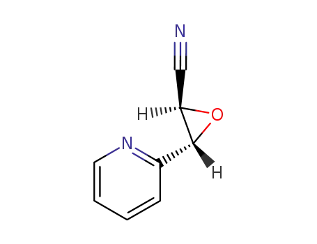 옥시란카보니트릴, 3-(2-피리디닐)-, 트랜스-(9CI)