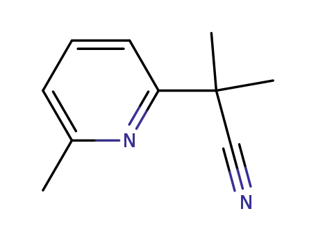 2-메틸-2-(6-메틸피리딘-2-일)프로판니트릴