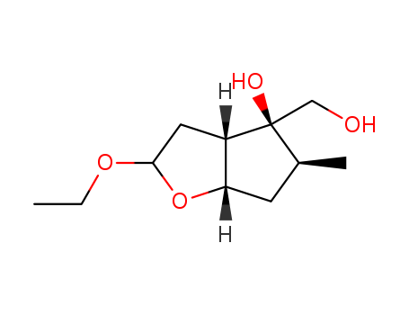 2H-CYCLOPENTA[B]FURAN-4-METHANOL,2-ETHOXYHEXAHYDRO-4-HYDROXY-5-METHYL-,(2A,3ABTA,4BTA,5BTA,6ABTA)-