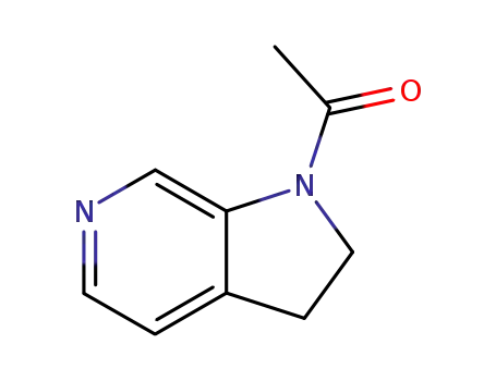 1H-Pyrrolo[2,3-c]pyridine, 1-acetyl-2,3-dihydro- (9CI)