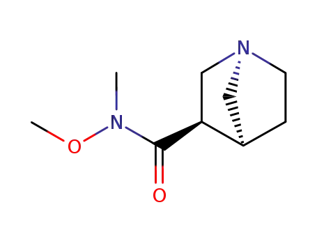 endo-N-methyl-N-methoxy-1-azabicyclo<2.2.1>heptane-3-carboxamide