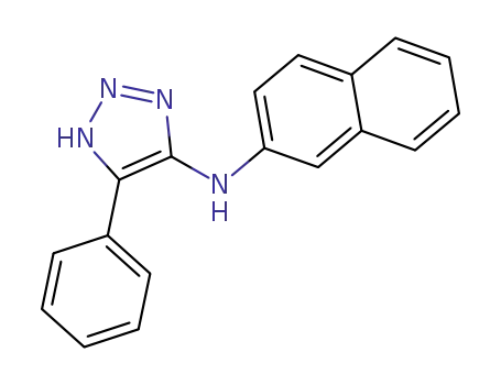 Molecular Structure of 110032-28-5 (1H-1,2,3-TRIAZOL-5-AMINE, N-2-NAPHTHALENYL-4-PHENYL-)