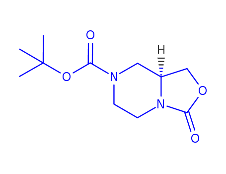 (8aS)-Tetrahydro-3-oxo-3H-oxazolo[3,4-a]pyrazine-7(1H)-carboxylic acid 1,1-dimethylethyl ester