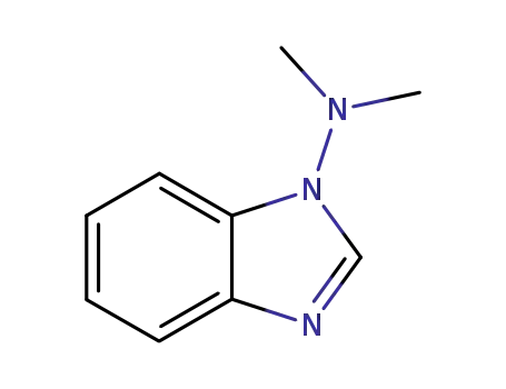 Molecular Structure of 123117-53-3 (1H-Benzimidazol-1-amine,N,N-dimethyl-(9CI))