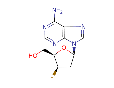 9-(3-fluoro-2,3-dideoxy-β-D-threo-pentofuranosyl)adenine