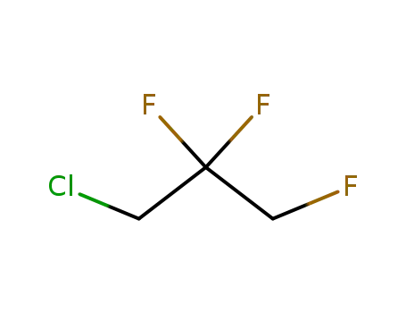 Molecular Structure of 56758-54-4 (1-Chloro-2,2,3-trifluoropropane)