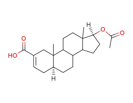 5a-Androst-2-ene-2-carboxylic acid,17b-hydroxy-, acetate (7CI,8CI) cas  1101-30-0