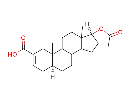 5a-Androst-2-ene-2-carboxylic acid,17b-hydroxy-, acetate (7CI,8CI)