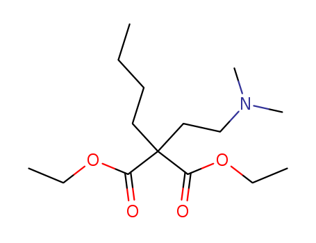 Propanedioicacid, 2-butyl-2-[2-(dimethylamino)ethyl]-, 1,3-diethyl ester cas  1112-20-5