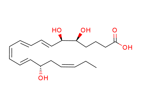 7,9,11,13,17-Eicosapentaenoic acid, 5,6,15-trihydroxy-, (5S-(5R*,6R*,7 E,9E,11Z,13Z,15R*,17Z))-