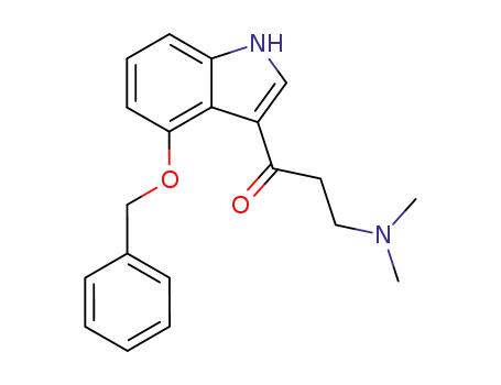1-(4-benzyloxy-indol-3-yl)-3-dimethylamino-propan-1-one