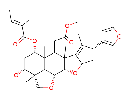 Molecular Structure of 1110-56-1 (3-Deacetylsalannin)