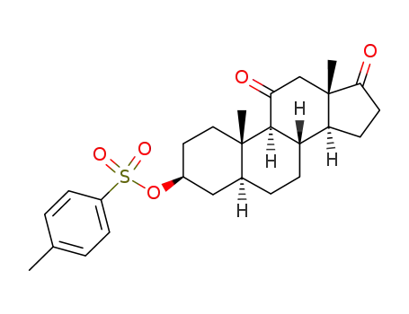 3β-(toluene-4-sulfonyloxy)-5α-androstane-11,17-dione