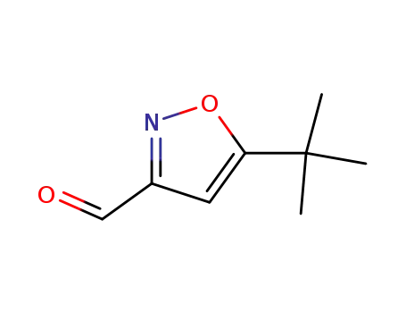 Molecular Structure of 88721-64-6 (3-Isoxazolecarboxaldehyde, 5-(1,1-dimethylethyl)- (9CI))